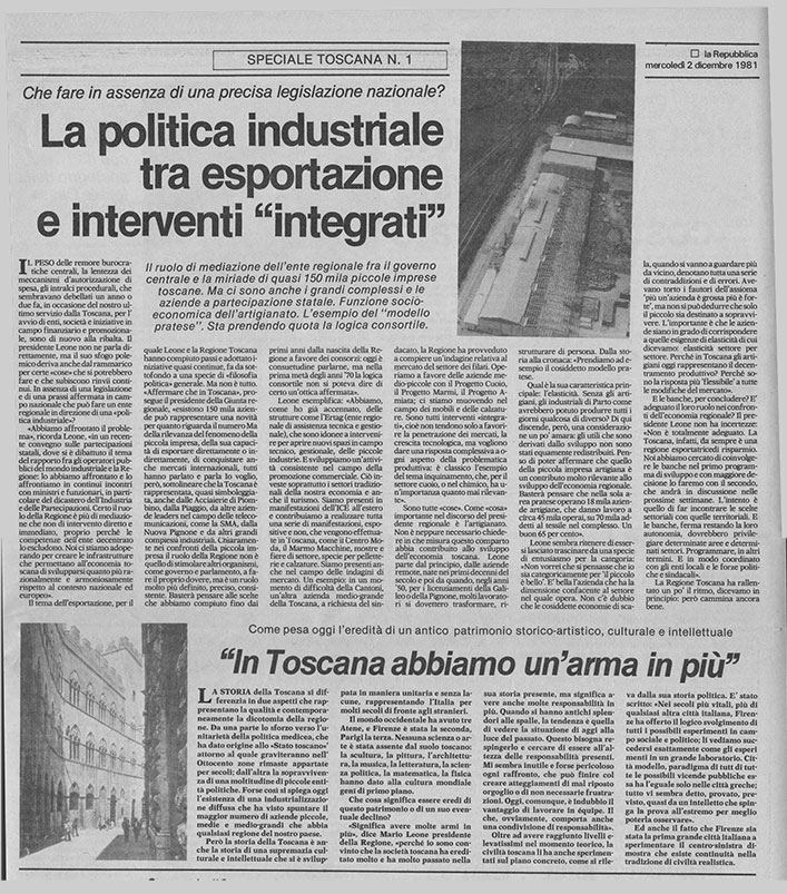 Mario Leone Repubblica
