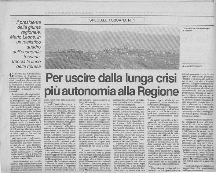 la Repubblica Speciale Toscana